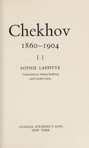 Cover of Tchékhov by Sophie Laffitte