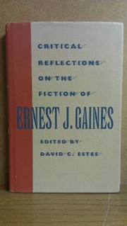 Front cover of Critical Reflections on the Fiction of Ernest J. Gaines by Unknown