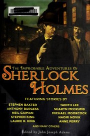 Front cover of The Improbable Adventures of Sherlock Holmes by John Joseph Adams
