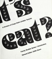 Front cover of What's to Eat? (Family Studies Series: Introductory) by Edith Down