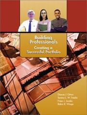 Cover of Building professionals by Dianne J. Orton