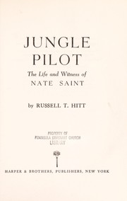 Cover of Jungle pilot by Hitt, Russell T.