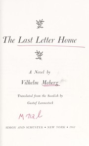 Front cover of The last letter home by Vilhelm Moberg