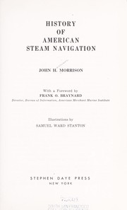 Front cover of History of American steam navigation by Morrison, John H.