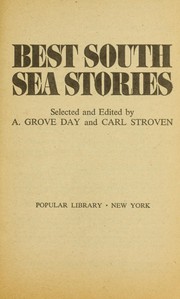 Front cover of Best South Sea stories by A. Grove Day