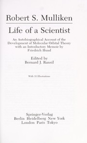 Front cover of Life of a scientist by Robert Sanderson Mulliken