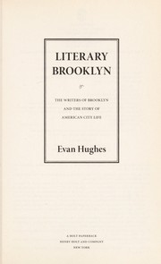 Cover of Literary Brooklyn by Evan Hughes