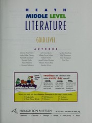 Front cover of Heath middle level literature by Donna Alvermann
