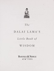 Cover of Little book of wisdom by His Holiness Tenzin Gyatso the XIV Dalai Lama