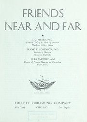 Cover of Friends near and far by J. G. Meyer
