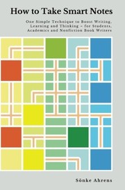 Cover of How to Take Smart Notes by Sönke Ahrens