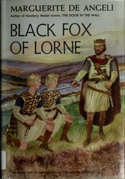 Cover of Black Fox of Lorne by Marguerite de Angeli