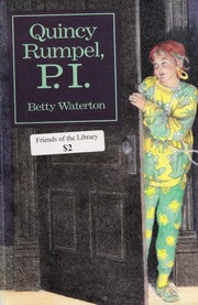 Cover of Quincy Rumpel, P.I by Betty Waterton