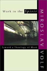 Front cover of Work in the Spirit by Miroslav Volf