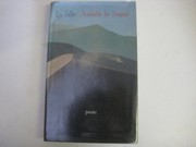 Cover of Available for dreams by Roy Fuller