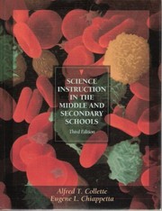 Front cover of Science instruction in the middle and secondary schools by Alfred T. Collette