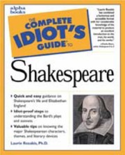 Front cover of The complete idiot's guide to Shakespeare by Laurie Rozakis