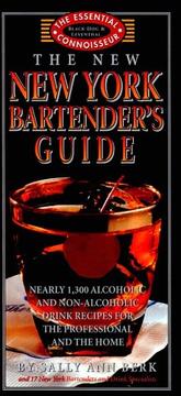 Front cover of The New York bartender's guide by Sally Ann Berk