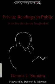 Front cover of Private readings in public by Dennis J. Sumara