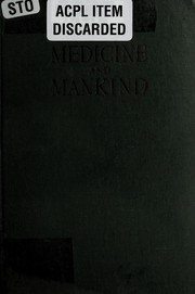 Front cover of Medicine and mankind by New York Academy of Medicine.