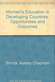 Cover of Women's education in developing countries by Audrey C. Smock