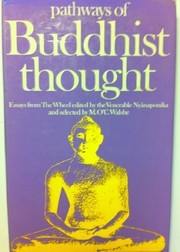 Cover of Pathways of Buddhist thought by Nyanaponika Thera.