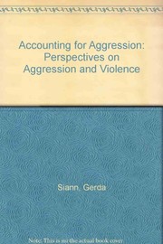 Cover of Accounting for aggression by Gerda Siann