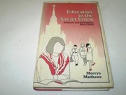 Cover of Education in the Soviet Union by Mervyn Matthews