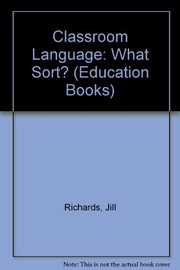 Cover of Classroom language by Jill Richards