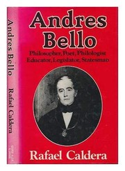 Cover of Andrés Bello by Caldera, Rafael