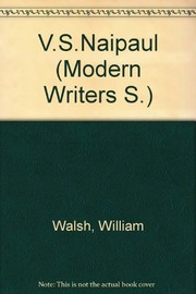 Cover of V. S. Naipaul by William Walsh