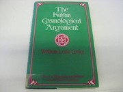 Cover of The kalām cosmological argument by William Lane Craig