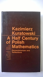 Front cover of A half century of Polish mathematics by Kazimierz Kuratowski