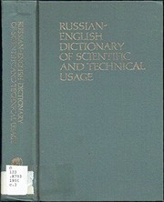 Front cover of Russian - ­English Dictionary of Scientific and Technical Usage by B. V. Kuznetsov