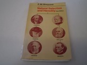 Front cover of Natural selection and heredity by Philip Macdonald Sheppard