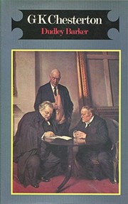 Cover of G. K. Chesterton by Dudley Barker