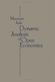 Cover of Dynamic analysis of open economies by Masanao Aoki