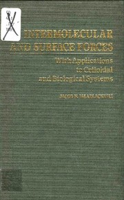 Cover of Intermolecular and surface forces by Jacob N. Israelachvili