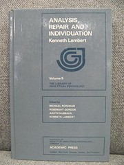 Cover of Analysis, repair, and individuation by Kenneth Lambert