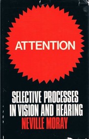 Cover of Attention by Neville Moray