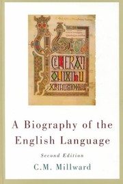 Front cover of A biography of the English language by C. M. Millward