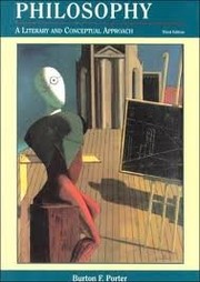 Front cover of Philosophy, a literary and conceptual approach by Burton Frederick Porter