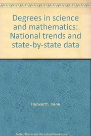 Front cover of Degrees in science and mathematics by Irene Harwarth