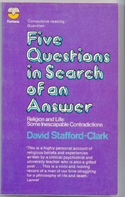 Front cover of Five questions in search of an answer by David Stafford-Clark