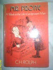 Cover of Mr. Prone by C. H. Rolph