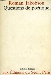 Front cover of Questions de poétique by Roman Jakobson