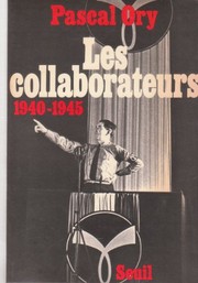 Cover of Les collaborateurs, 1940-1945 by Pascal Ory