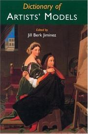 Front cover of Dictionary of Artists' Models by Jill Berk Jiminez
