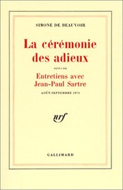 Front cover of La\Ceremonie des Adieux  Entretiens avec Sartre by Simone de Beauvoir