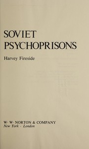 Cover of Soviet psychoprisons by Harvey Fireside